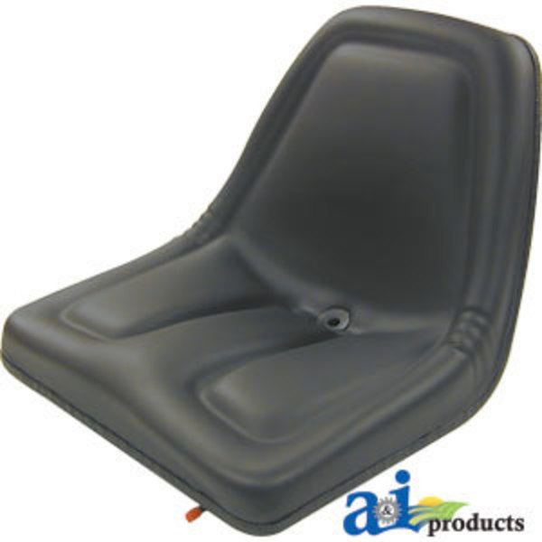 A & I Products Seat, Michigan Style, w/ Slide Track, BLK 24.5" x18.5" x11.25" A-TMS444BL